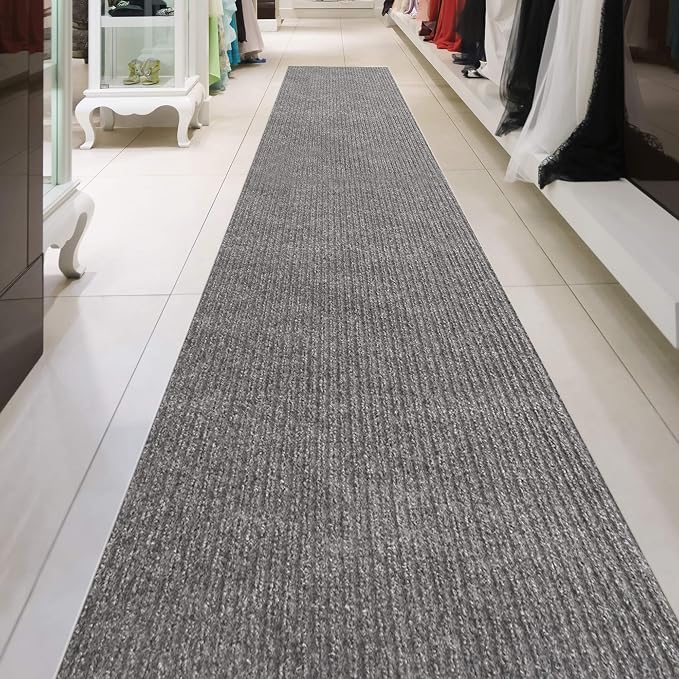 iCustomRug Spartan Weather Warrior Indoor/Outdoor Utility Ribbed Carpet Runner - Image 9