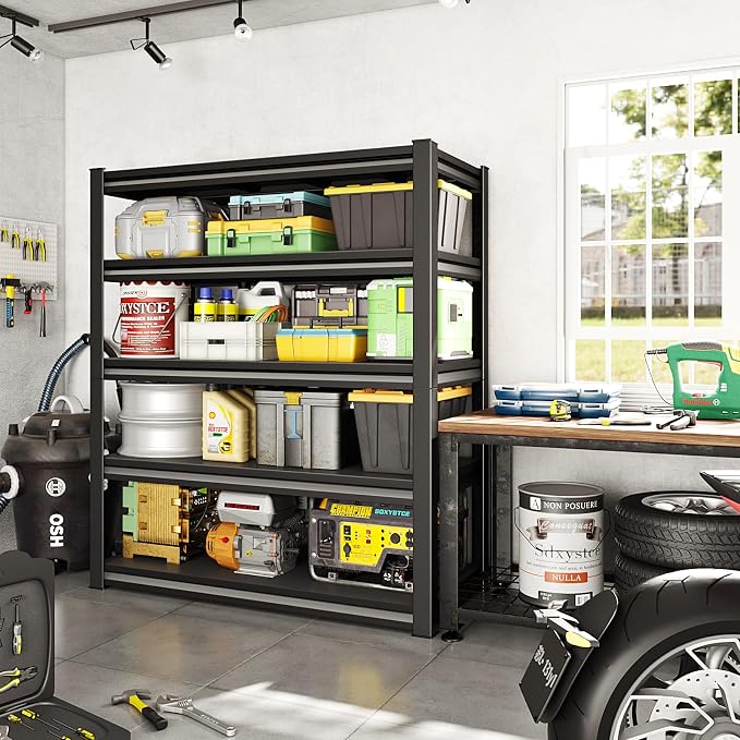 48" W Garage Shelving Heavy Duty，3000LBS Loads Adjustable Garage Storage Shelves - Image 2