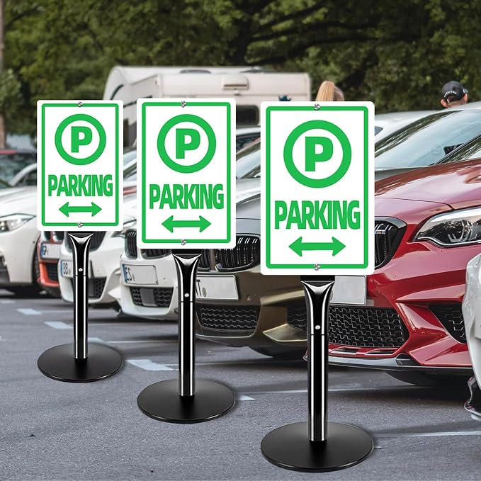 2Pack Heavy Duty Cast Iron Sign Stand - Image 7