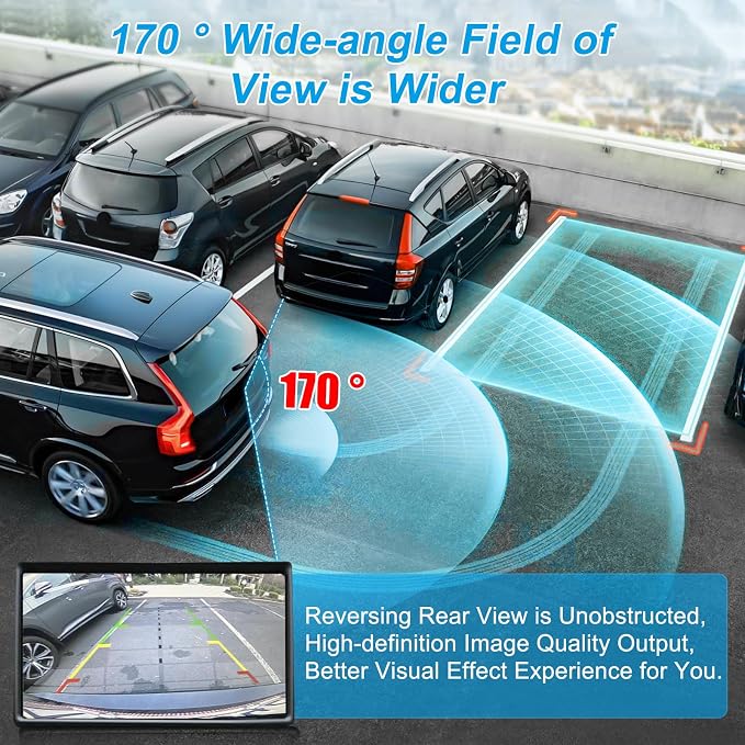 Backup Camera Compatible with Ford Edge 2011 2012 2013 2014 2015 Lincoln MKX - Image 3