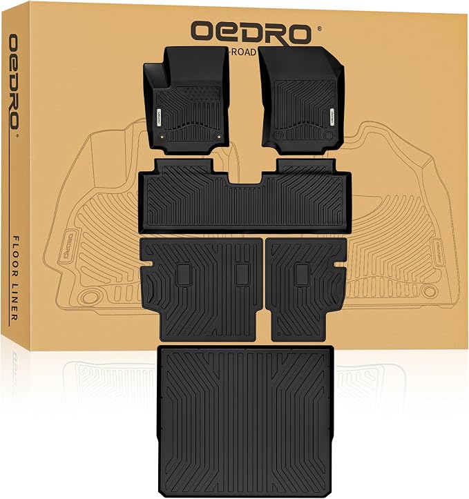 OEDRO Floor Mats for Chevrolet Equinox/GMC Terrain 2018-2024, Custom Fit TPE by OEDRO