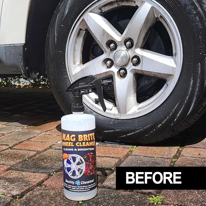 Quality Chemical Mag Brite/Acid Wheel and Rim Cleaner/Wheel and Tire Cleaner - Image 3