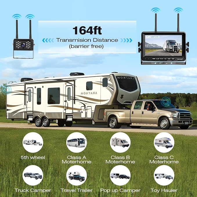7 Inch Wireless RV Backup Camera System - Image 6