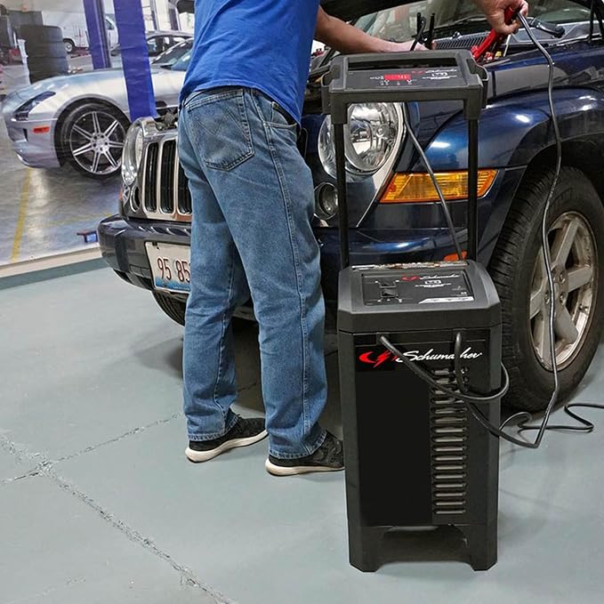 Schumacher Electric Wheeled 6A Car Battery Charger and 275A Engine Starter - Image 4