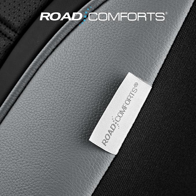 Road Comforts Leather Seat Covers, Breathable Car Seat Covers Front Seat - Image 6