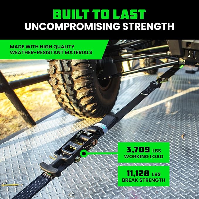 Rhino USA Car Tie Down Straps for Trailers - Image 2