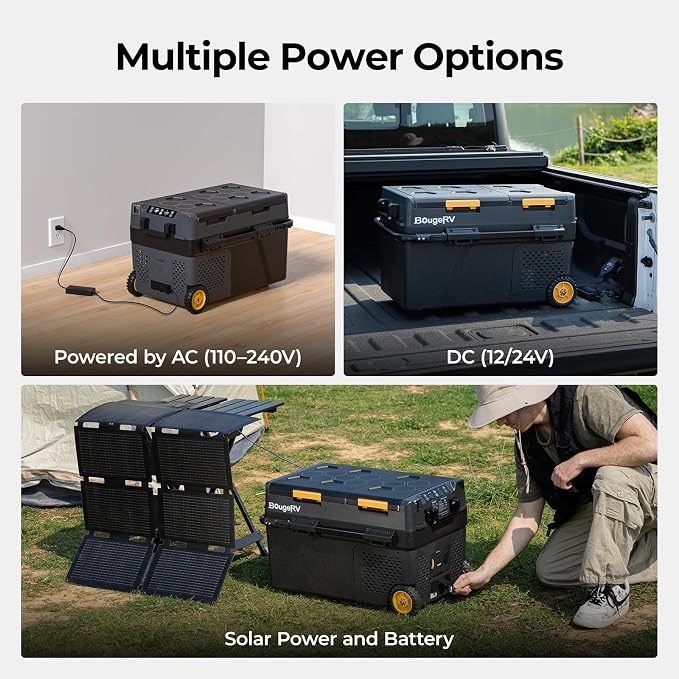 BougeRV 12 Volt Car Refrigerator, CRD2 43 Quart Portable Fridge Freezer - Image 7