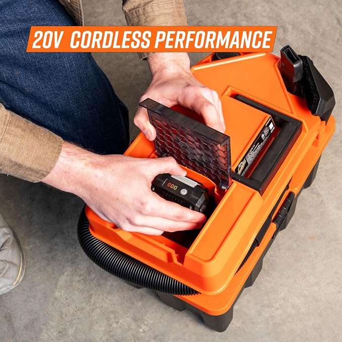 Armor All 2.5-Gallon 20V Cordless Wet Dry Vacuum – DVTB202 0902 - Image 3