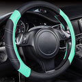 CAR PASS Line Rider Microfiber Leather Sporty Steering Wheel Cover Universal by CARPASS