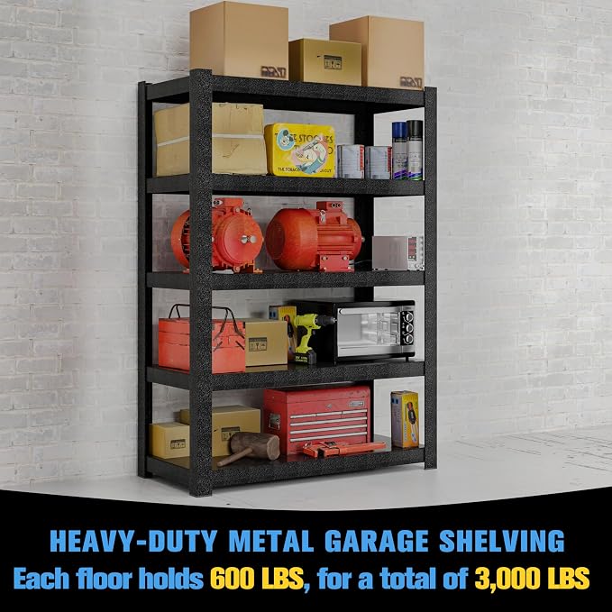 5 Tier Garage Shelves - Image 5