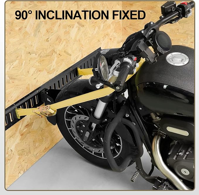 2pcs E-Track Wheel Chock & Strap Kit |E Track Motorcycle Wheel chocks - Image 6
