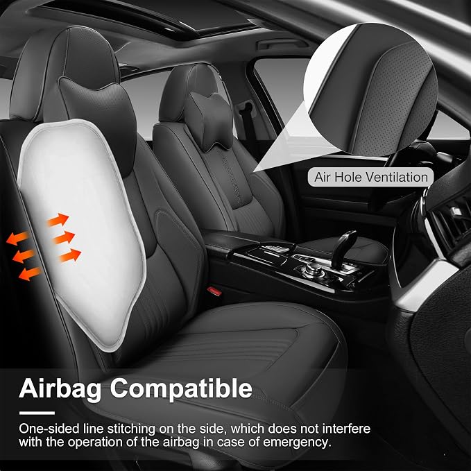 Front Seat Covers, 2 Pieces Universal Seat Covers - Image 4