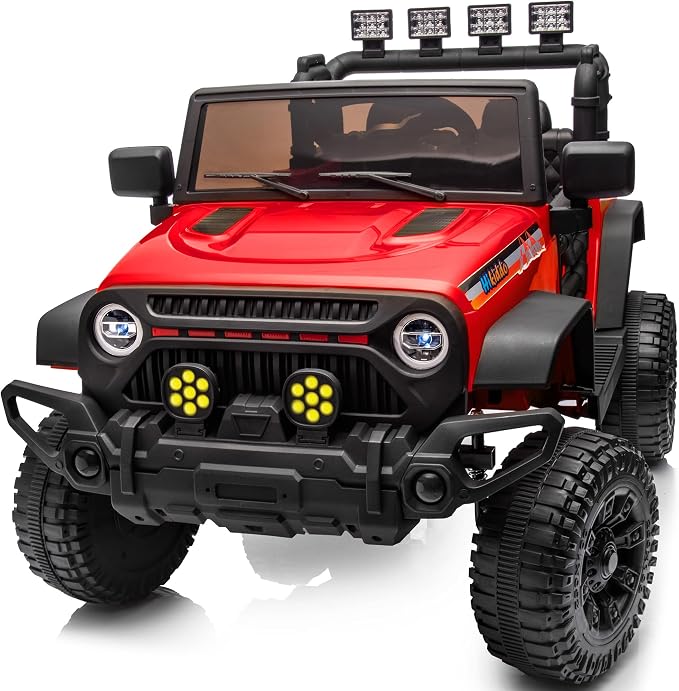 4WD Kids Ride on Car Truck, 12V 7Ah Kids Electric Vehicles Car Ride on Toy by Hikiddo