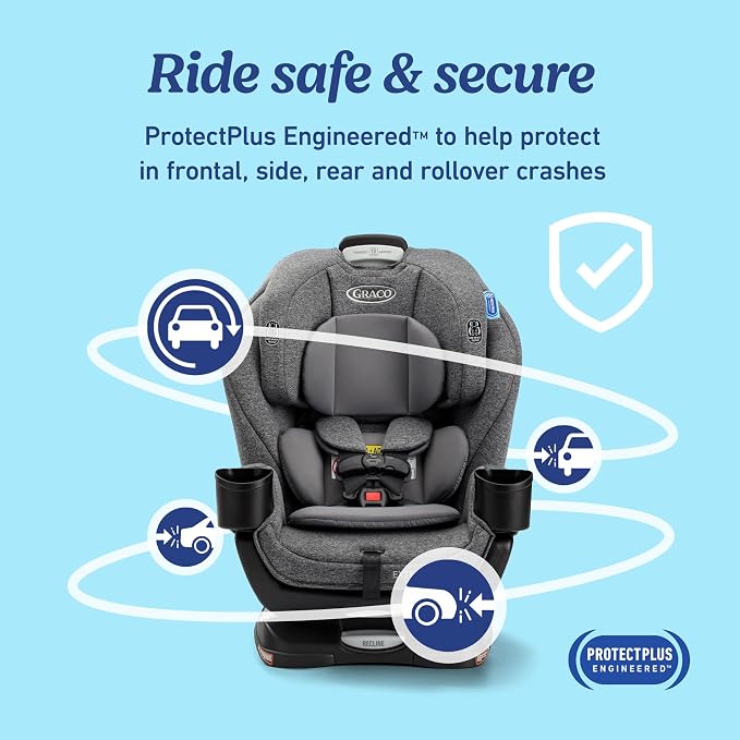 Graco Extend2Fit Convertible Baby Car Seat, Rear and Forward Facing, Adjustable - Image 5