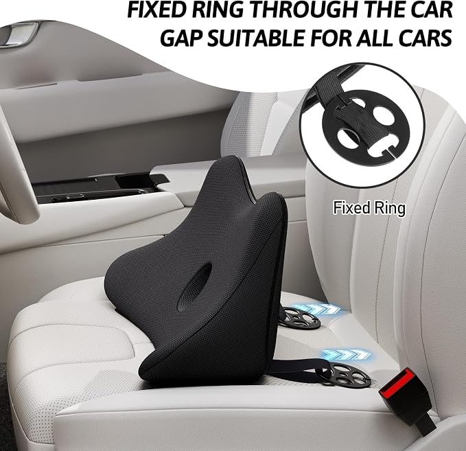 Benazcap Lumbar Support Pillow for Car, Lower Back Support Pillow for Sciatica - Image 5