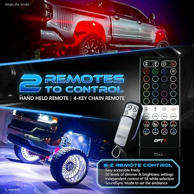 OPT7 Quantum RGBW LED Rock Lights - Image 4
