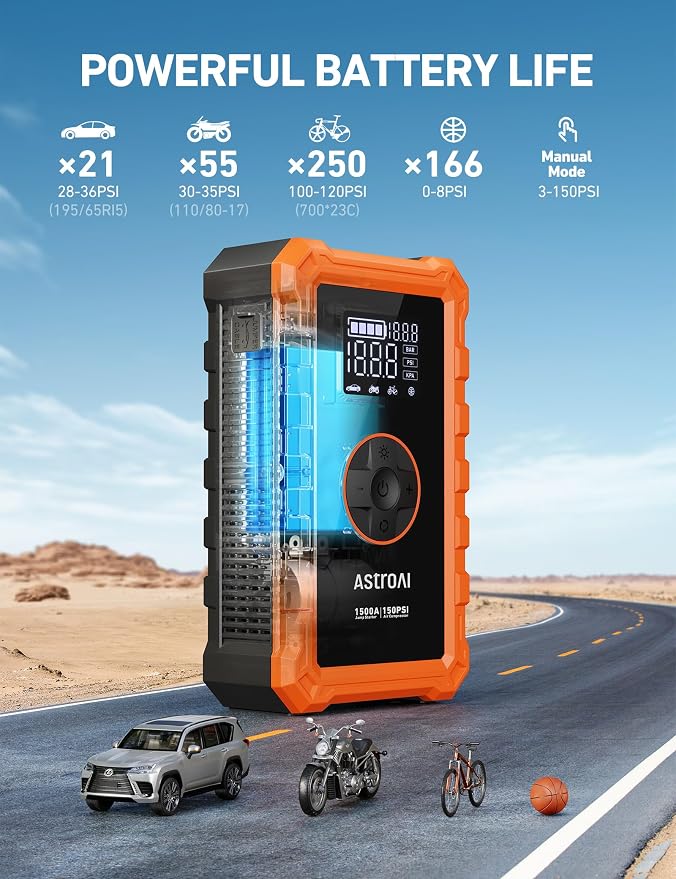 AstroAI S8 Air Jump Starter - Image 4