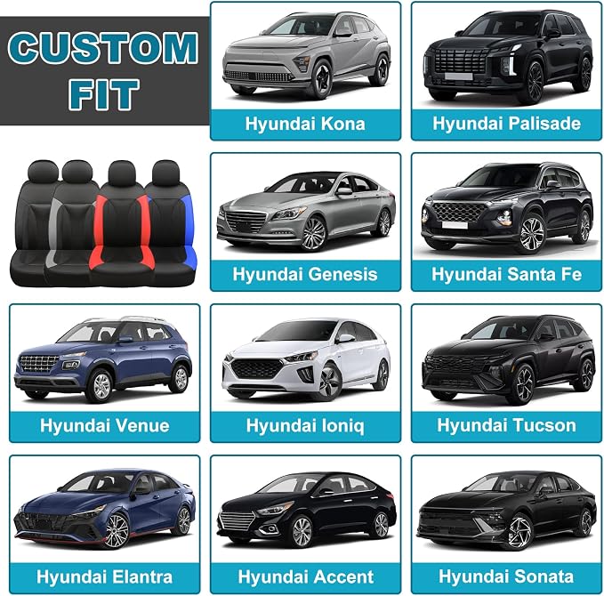 GIANT PANDA 2 Front Leather Car Seat Cover - Image 3