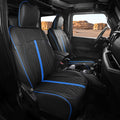 for Jeep Wrangler Seat Covers 4Door JL 2018 2019 2020 2021 2022 2023 2024 2025 by RIDEPOSH
