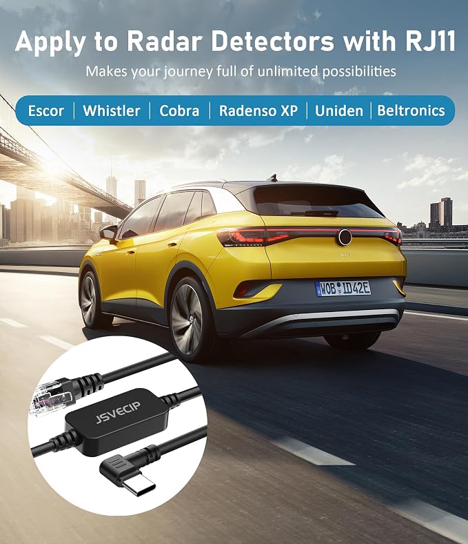 Radar Detector Cable, Type C to RJ11 Plug Cable, - Image 7