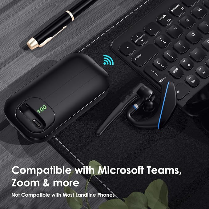 Bluetooth Headset V5.3, Wireless Earpiece - Image 4