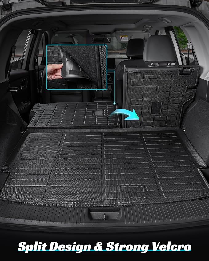 Floor Mats Full Set for Nissan Rogue 2021-2025 Accessories, All Weather Floor - Image 4