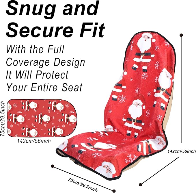 Car Seat Cover Protector Front Seats, - Image 3