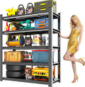 40" W Metal Garage Shelving Unit 3500LBS Metal Storage Shelves 5 Tier by KILISTEELS
