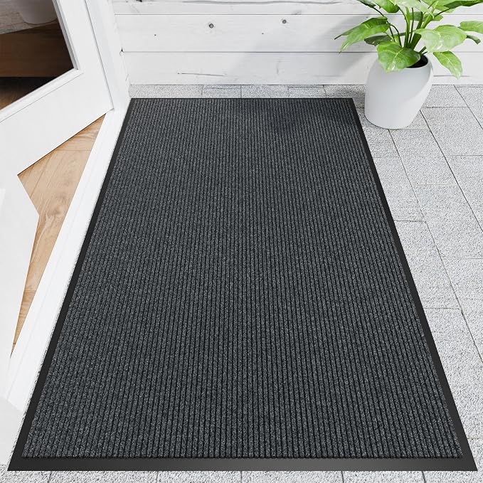 Front Door Mat, Commercial Door Mats Entrance, Low Profile Welcome Mats Non-Slip by Naturehydro