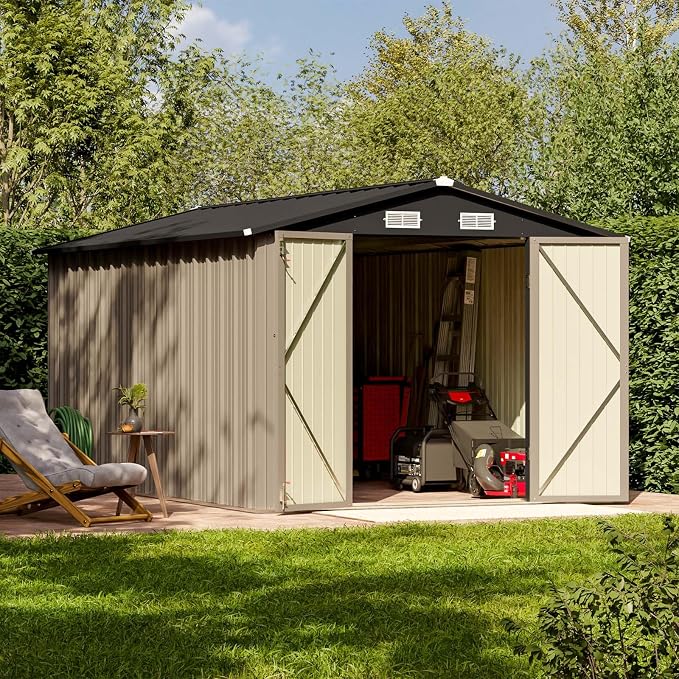 Patiowell 8 x 12 FT Metal Storage Shed - Image 2