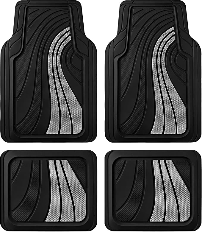 Road Comforts Car Floor Mats Full Set – Front & Rear Car Floor Mats by RoadComforts