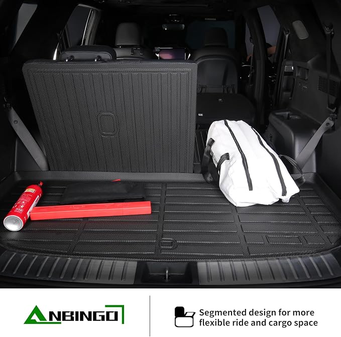 ANBINGO® Floor Mats & SeatBack Cargo Liner | Atlas 2018-2025 6 Passenger | 2nd - Image 7