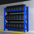 Adjustable Height Tire Storage Rack by Unknown