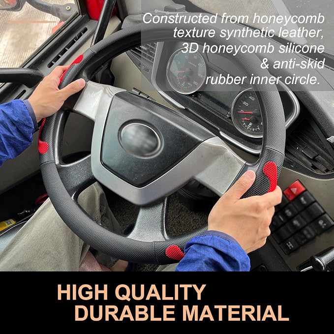 PINCTROT XL Size 17.5-18 Inch Comfy Grip Steering Wheel Cover - Image 3