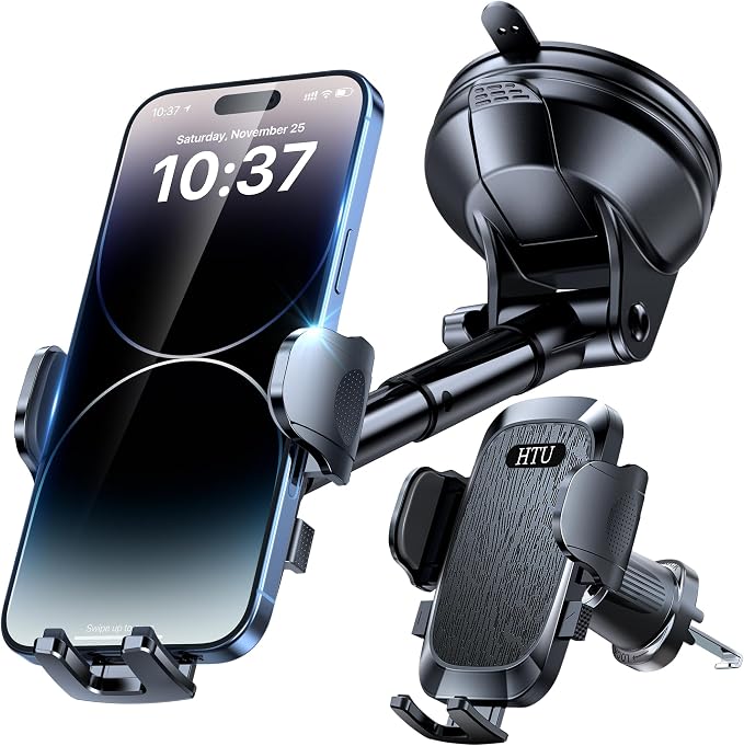 Car Phone Holder Cell Phone Mount by HTU15yearsincarmounts