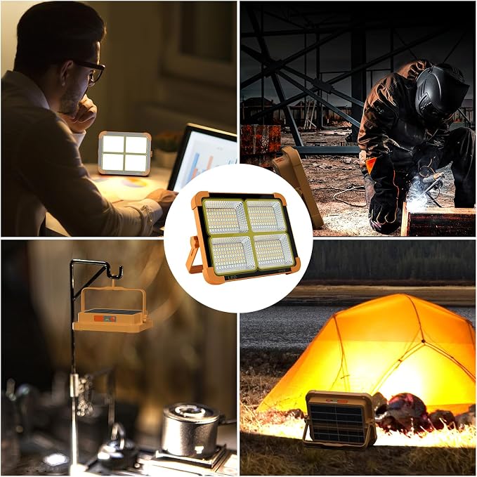 Portable LED Work Solar Light 100W 16500mAh 10000 LM - Image 7