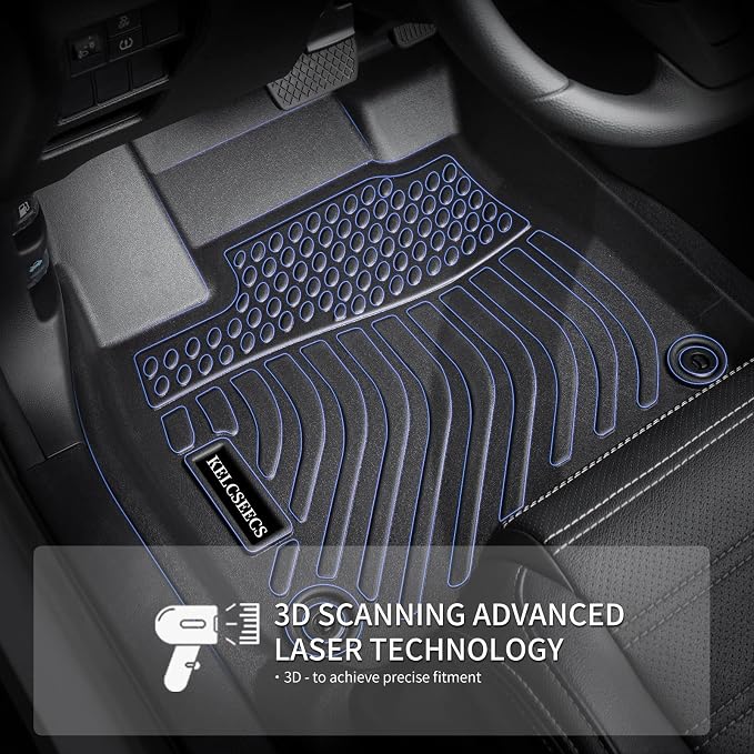 KELCSEECS Floor Mats Custom for 2011-2023 Dodge Charger AWD/Chrysler 300 - Image 3