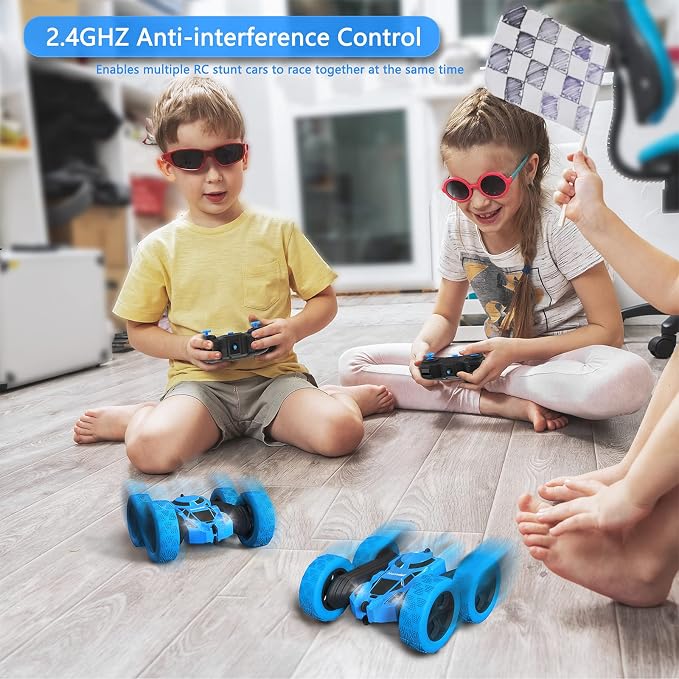 Remote Control Car Double Sided 360°Rotating 4WD RC Cars - Image 5