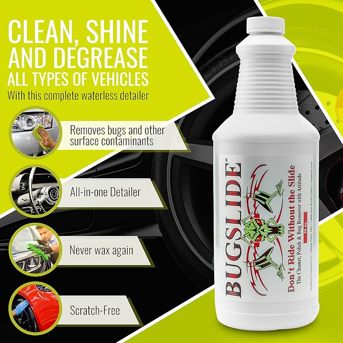 BugSlide 32 Oz Cleaner Refill for Spray Bottles & Travel Kits - Image 3