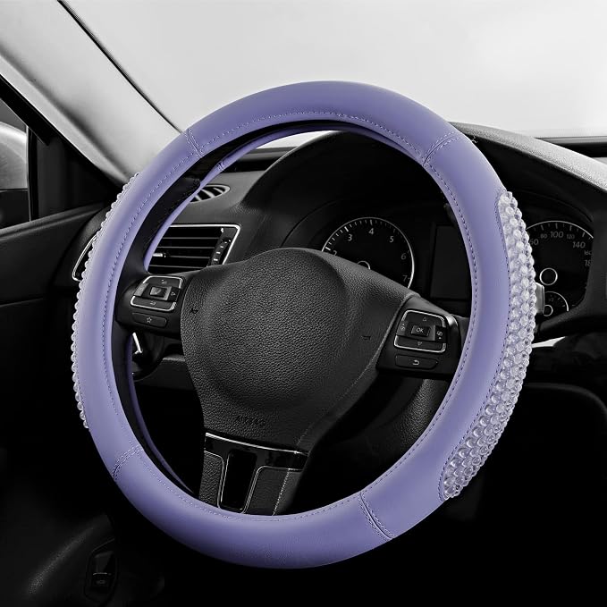 PIC AUTO Gel Particles Steering Wheel Cover, Universal Fit 14.5"-15.5" - Image 2