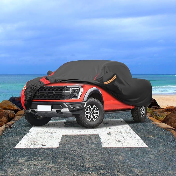 Car Cover Outdoor Automobiles Waterproof All Weater, Universal Fit XL+ - Image 7
