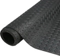 7.5 x 17 FT Garage Floor Mat, 2.5 mm Thickness Diamond PVC Garage Flooring Roll by Goldshire