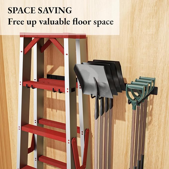 Garage Storage Organization Wall Mount, Heavy Duty Folding Chair Storage - Image 2