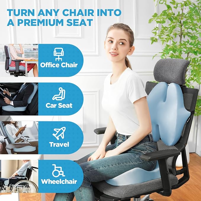 BEAUTRIP Seat Cushion & Lumbar Support Pillow - Image 5