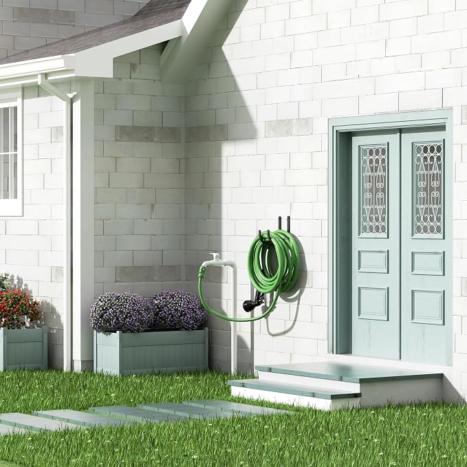 Garden Hose Holder Wall Mount - Image 3