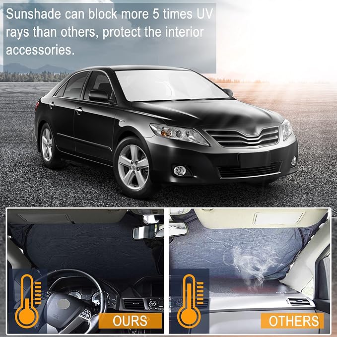 INSAUTO Windshield Sun Shades Custom Fit - Image 8