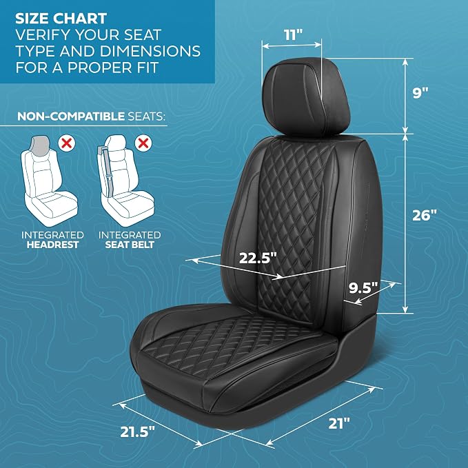 Elite Edition Faux Leather Seat Covers - Image 5