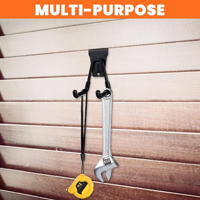 12 Pack Slatwall Hooks Heavy Duty Slatwall Accessories Garage Slatwall Hooks - Image 4