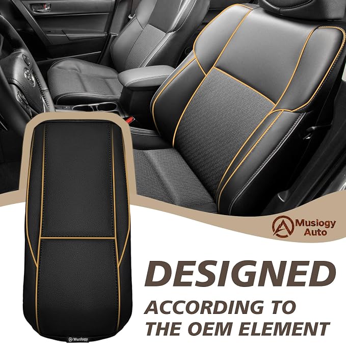 Muslogy Center Console Armrest Cover Compatible - Image 4