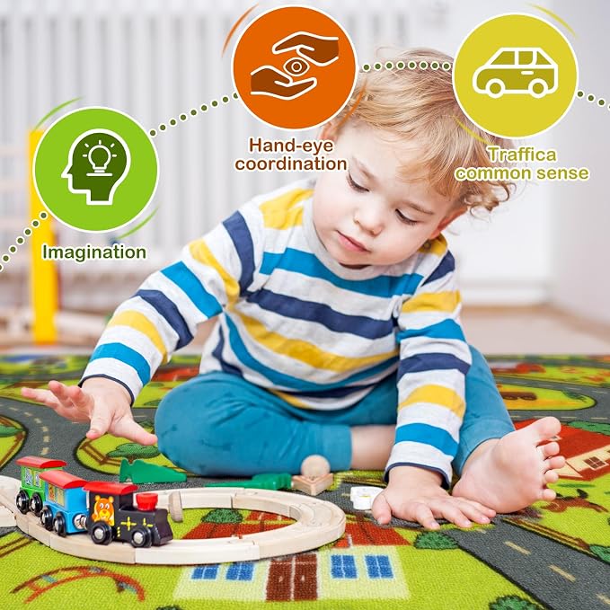 STARUIA 60" x 32" Washable Kids Rug - Image 5